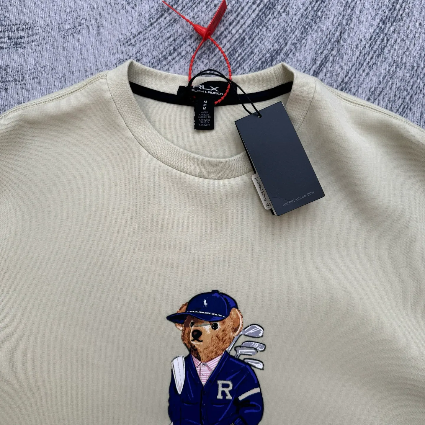 P380 Ralph Lauren Polo bear pattern round neck sweatshirt Size: S/M/L/XL